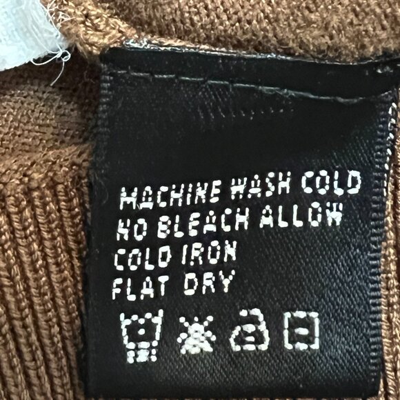 august silk Women's Top Brown Knits Sleeveless Size XL - Picture 4 of 6